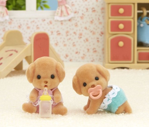 Sylvanian Families Toy Poodle Twins | Buy online at Tiny Fox