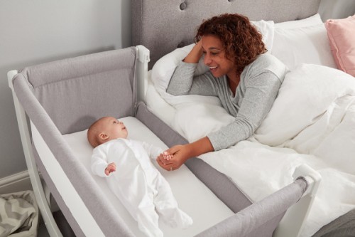 shnuggle air bedside crib extension