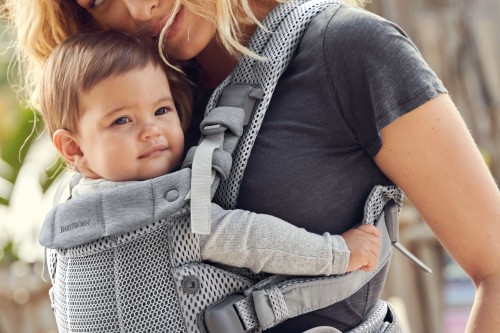 Baby bjorn clearance one silver mesh