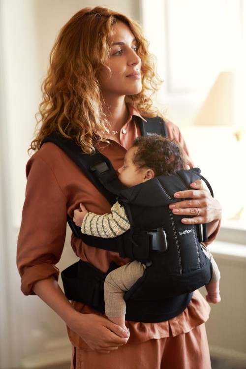 BabyBjorn Baby Carrier One Black Cotton Mix Buy online at Tiny Fox