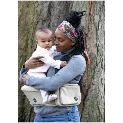 Hippychick Hipseat Denim Oatmeal Buy online at Tiny Fox